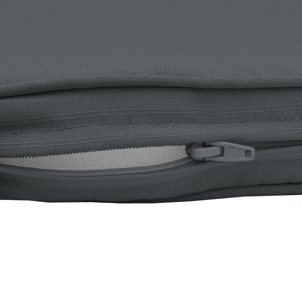 BANKAUFLAGE Base BK 150/48/5 cm Graphitgrau - Grau, Textil (48/5/150cm) - Beautissu 