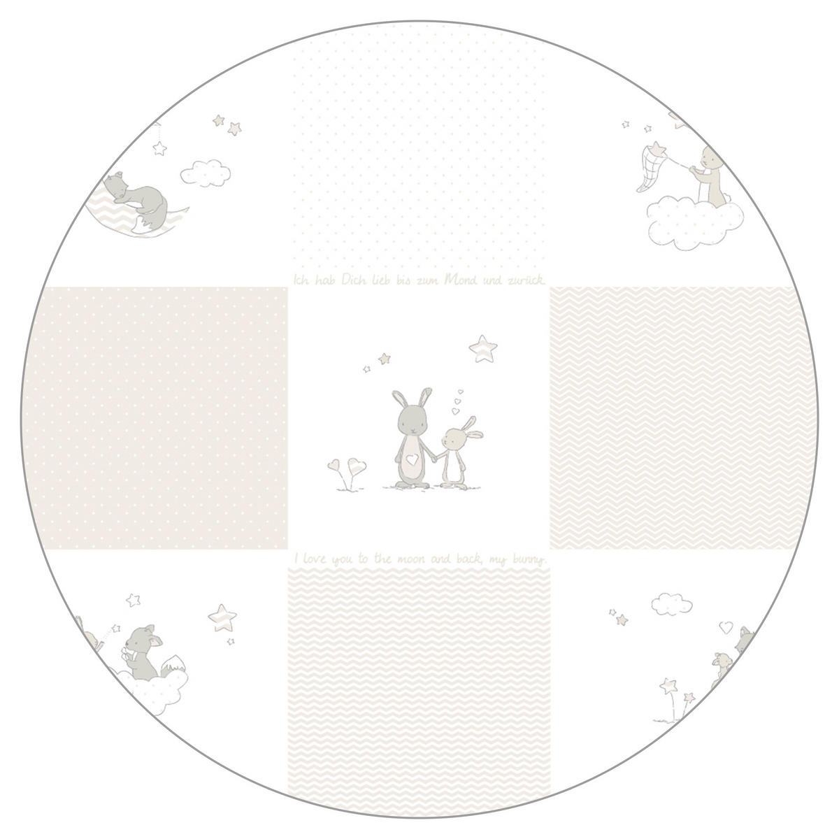 BABYBETT Hase 70 x 140 cm weiß - Weiß, Holzwerkstoff (70/140cm) - Roba