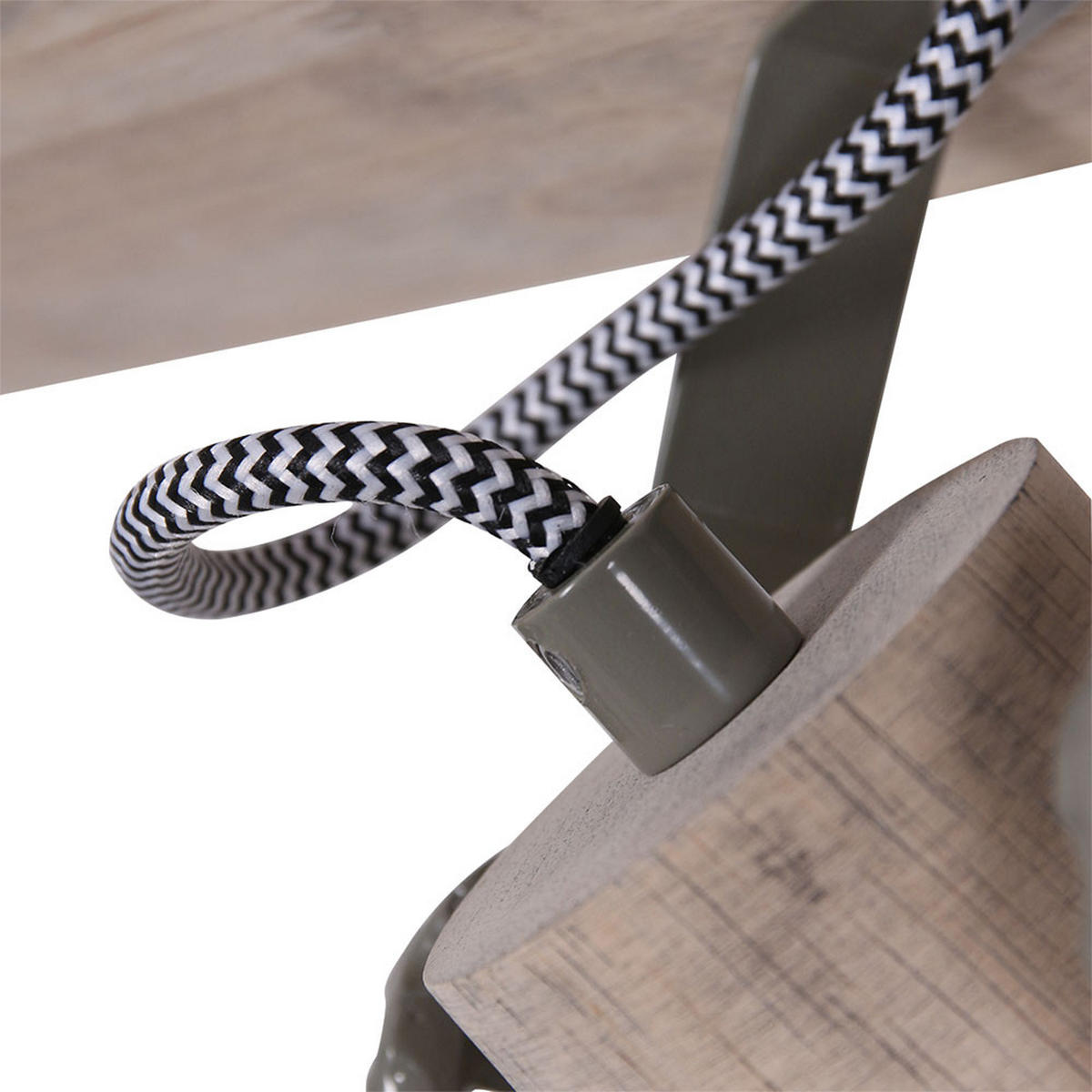 LED DECKENLEUCHTE Holzoptik Grün Metall - Grün, Holz (15.5/74/24cm)