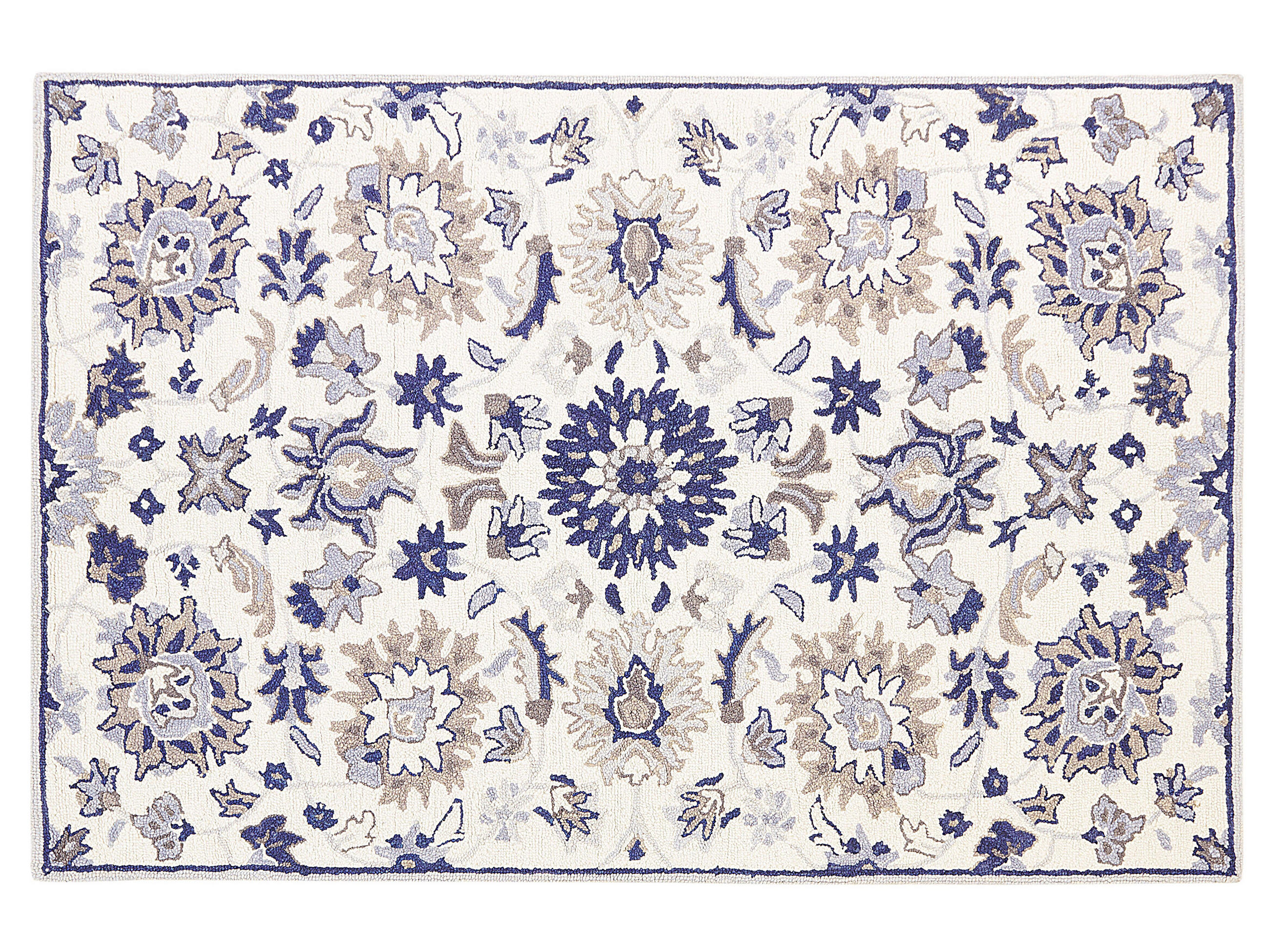 VINTAGE-TEPPICH Kumru 200/140 cm - Beige, Textil (140/200cm) - Beliani