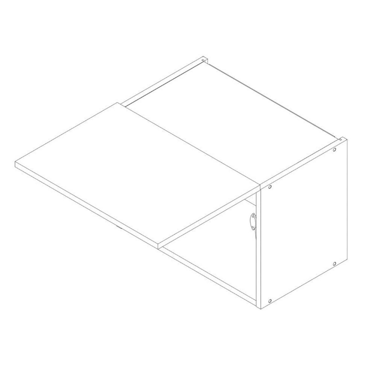HÄNGESCHRANK W60OKGR ( S1600/106 ) – BONO – Zeitlose Küchen Eleganz – Gold / Eiche - Eichefarben, Holzwerkstoff (60/36/30cm) - ROYAL24_MARKT