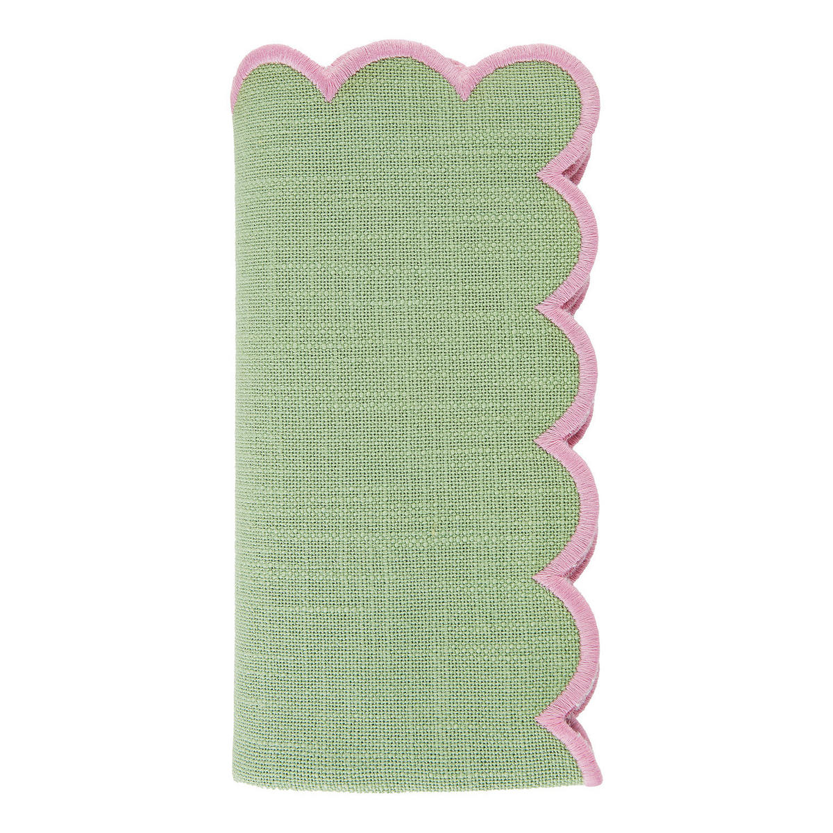 SERVIETTE (6er Set) Summer Cheer - Pink/Grün, Textil (42/42cm) - Butlers