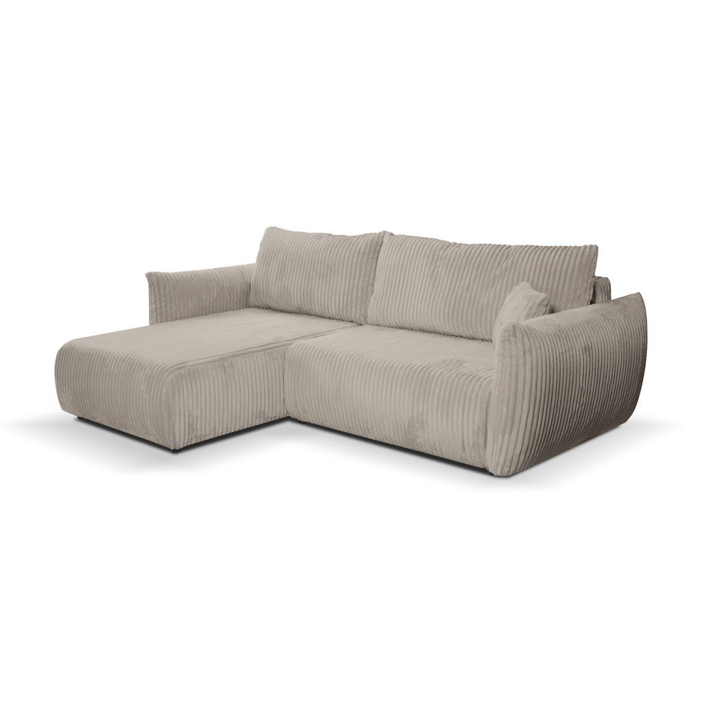 Thumbnail - Möblo Ecksofa, Beige, Holzwerkstoff, 4-Sitzer, L-Form, 257x177 cm, Wohnzimmer, Sofas & Couches, Wohnlandschaften, Ecksof...