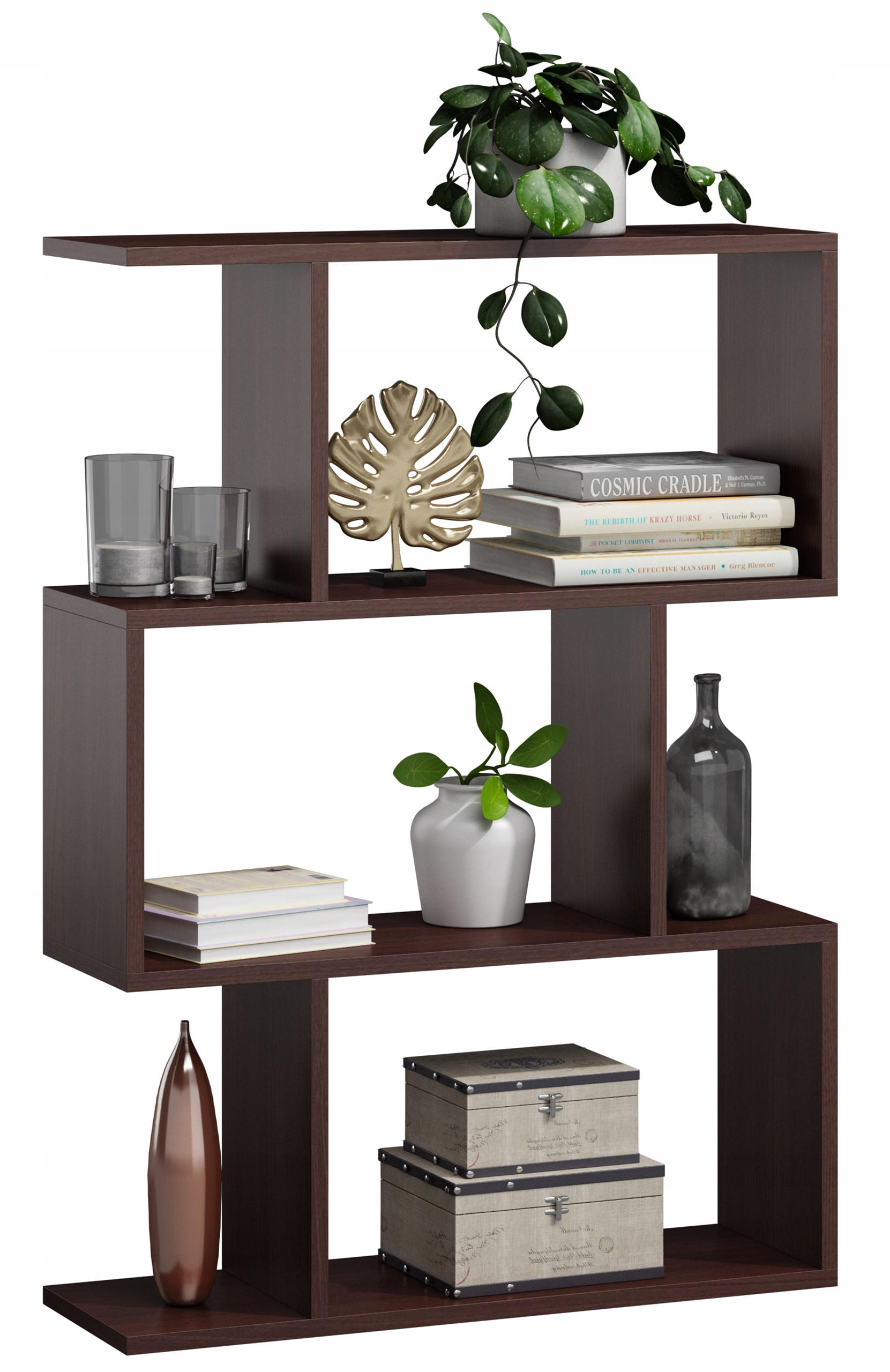 Matkam Möbel Matkbücheregal Wenge 76.4x107x28 cm