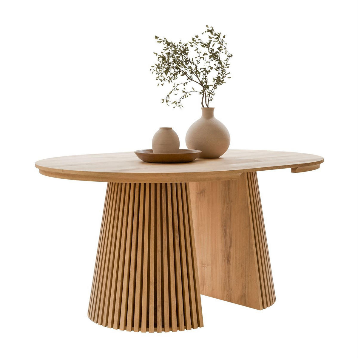 ESSTISCH MISTIC 120–200 cm - Eichefarben, Holzwerkstoff (120/120/75cm) - Lookway