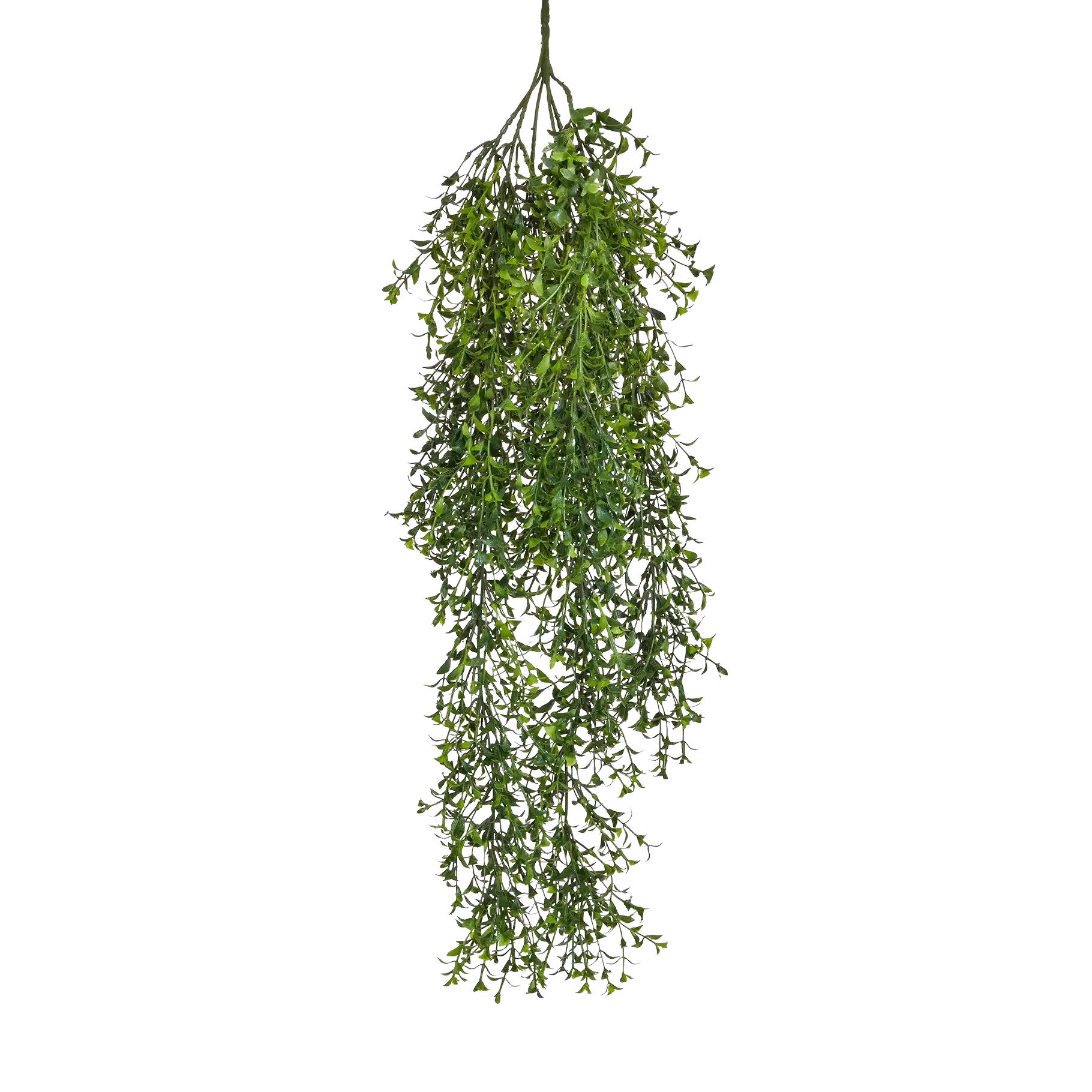 KUNSTPFLANZE Künstlicher Hänge-Farn - Carsten 80 cm - Grün, Kunststoff (80cm) - aplanta