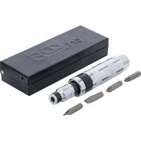 HAND-SCHLAGSCHRAUBER-SATZ MIT BITS | 5-TLG. - Multicolor, Kunststoff/Metall (1/1cm) - BGS technic