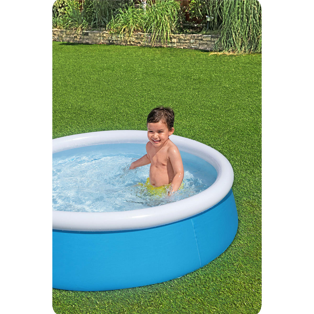 QUICK-UP POOL für Kinder 152 x 38 cm - 57241 - Blau, Textil (152/38cm)