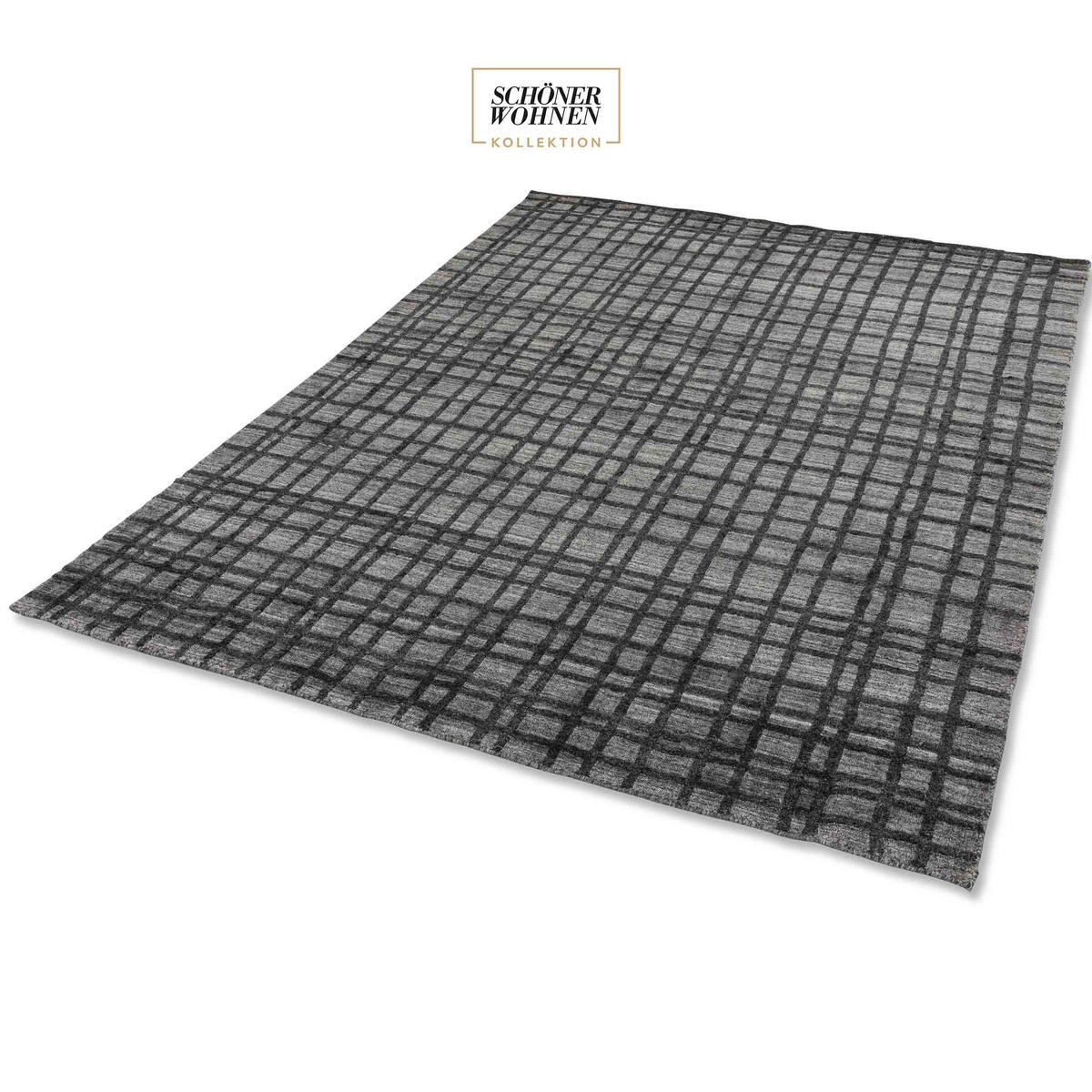 HANDWEBTEPPICH COSETTA - Grau, Textil (170/240cm) - Schöner Wohnen