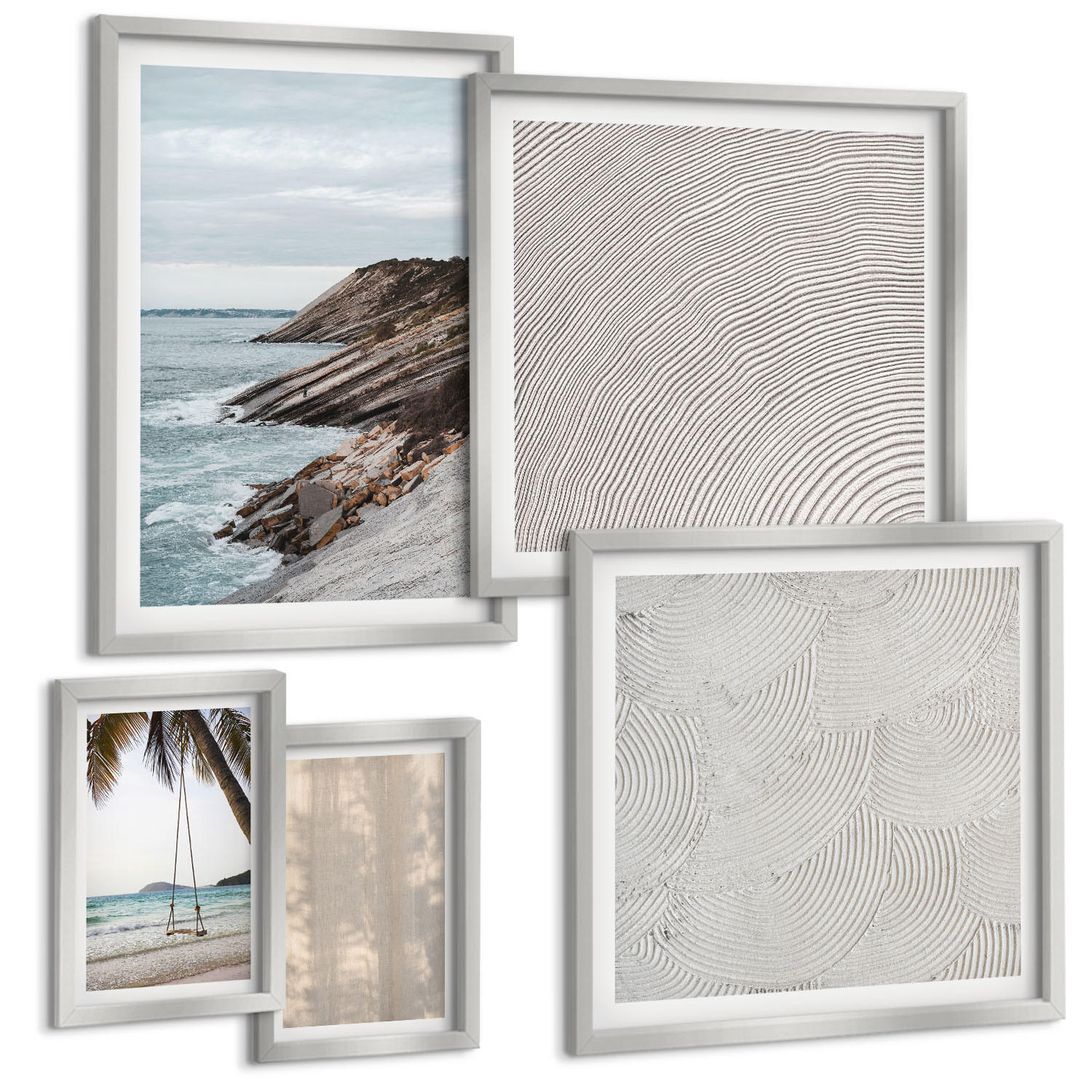 Tulup Bilder Silber 40x60 cm