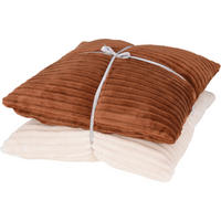 KISSEN für das Wohnzimmer 45/45/6 cm - Braun, Textil (45/45cm) - Home Styling Collection