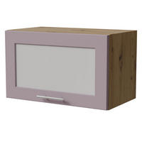 KLAPPHÄNGESCHRANK Bari W4BS/60 WKF Eiche Artisan / RAL 4009 pastellviolett 60 / 32,5 / 36cm Blum Aventos - Violett/Eiche Artisan, Holz/Holzwerkstoff (60/36/32.5cm) - Feldmann-Wohnen