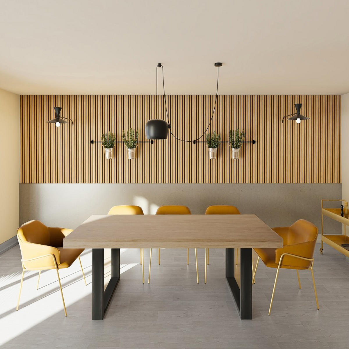 ESSTISCH TIVOLI / TISCH 200x90cm - 10 Personen - Eiche gebleicht dekor - Sonoma Eiche, Holzwerkstoff (200/90/77cm) - Weber Industries