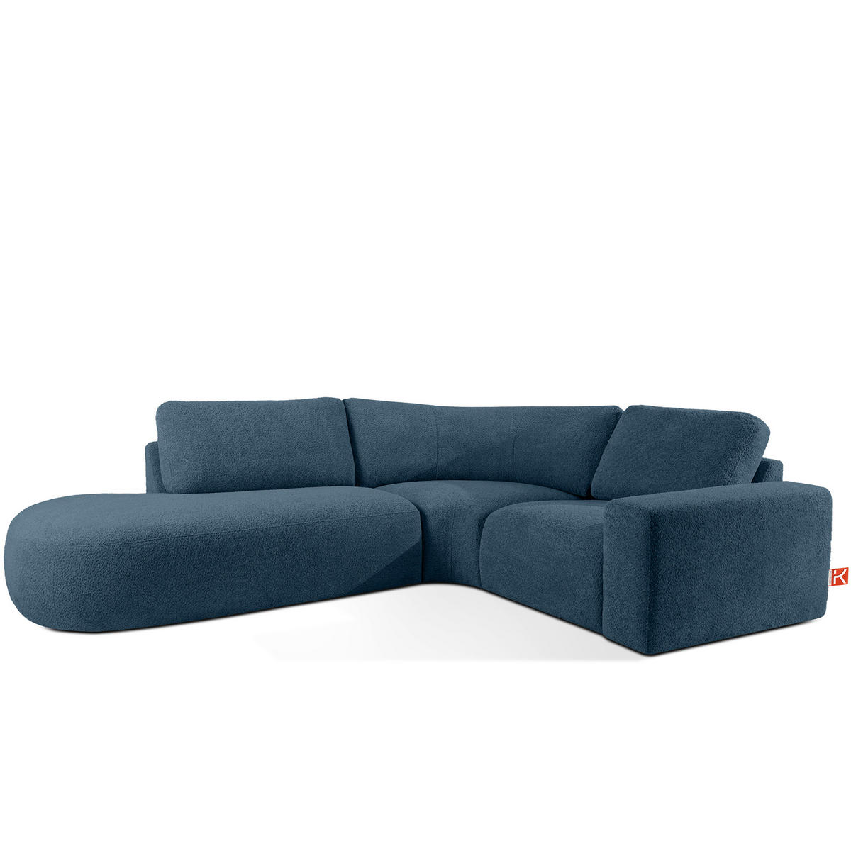 ECKSOFA LINKS ZUCCO, Dunkelblau - Dunkelblau, Holz/Holzwerkstoff (224/293cm) - KONSIMO®