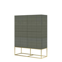 SIDEBOARD ROSE HILL Grün 110x40x140 cm - Grün, Holzwerkstoff (110/140/40cm) - FURNLUX
