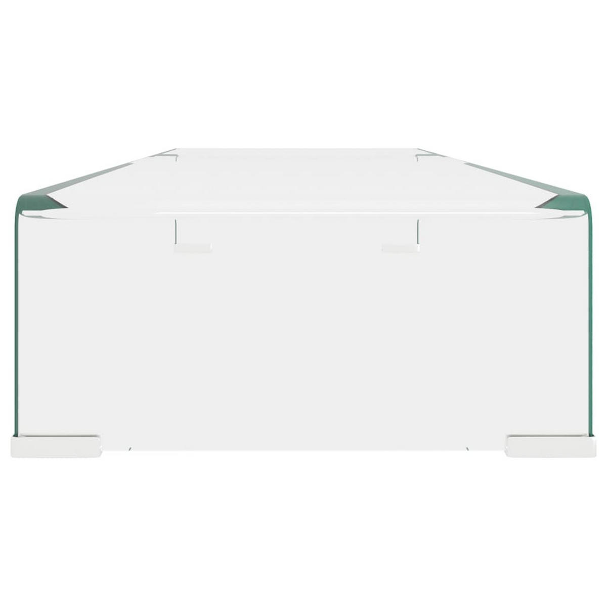 TV-TISCH Glas Transparent 90x30x13 cm - Transparent, Glas (90/13/30cm) - furnicato