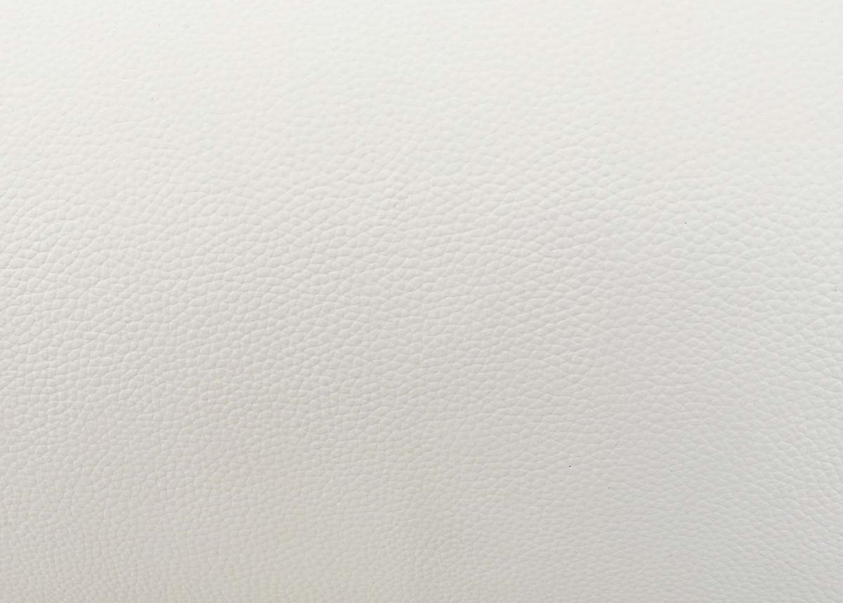 RELAXSESSEL Cremeweiß - Weiß, Leder (70/109/147cm) - MCW