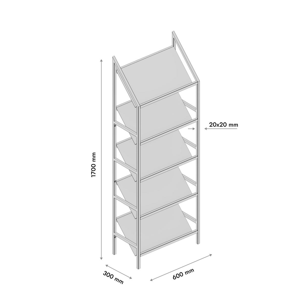 WEINREGAL für 35 Flaschen aus Metall, schwarz Bordeaux - Schwarz, Metall (60/170/30cm) - Metalo Pro
