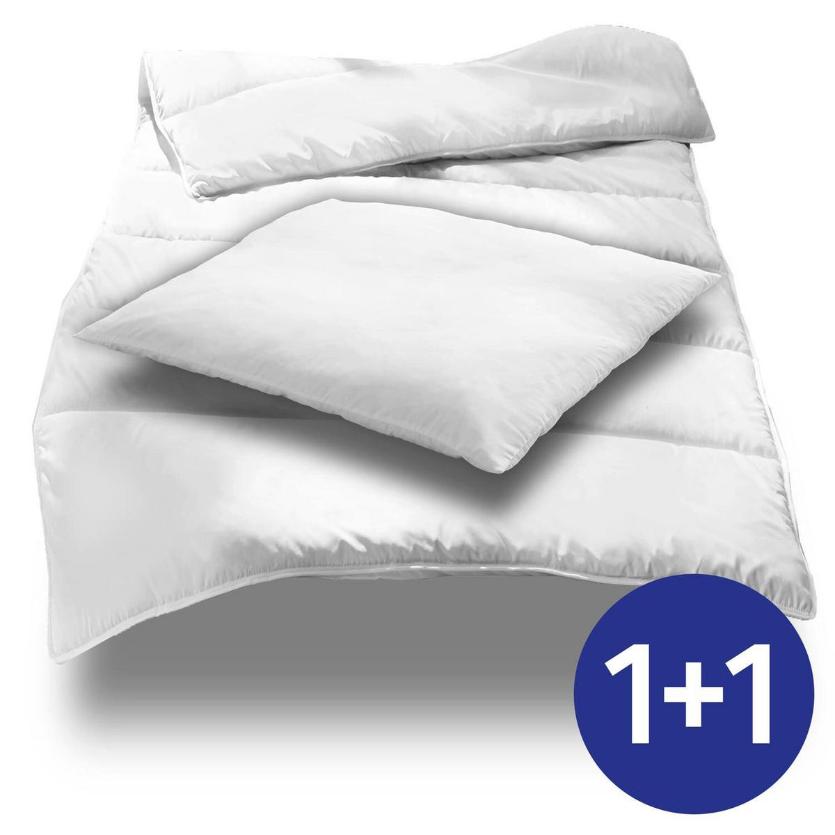 BETTDECKE Basic 155x220 cm - Weiß, Textil (155/220cm) - CloudComfort