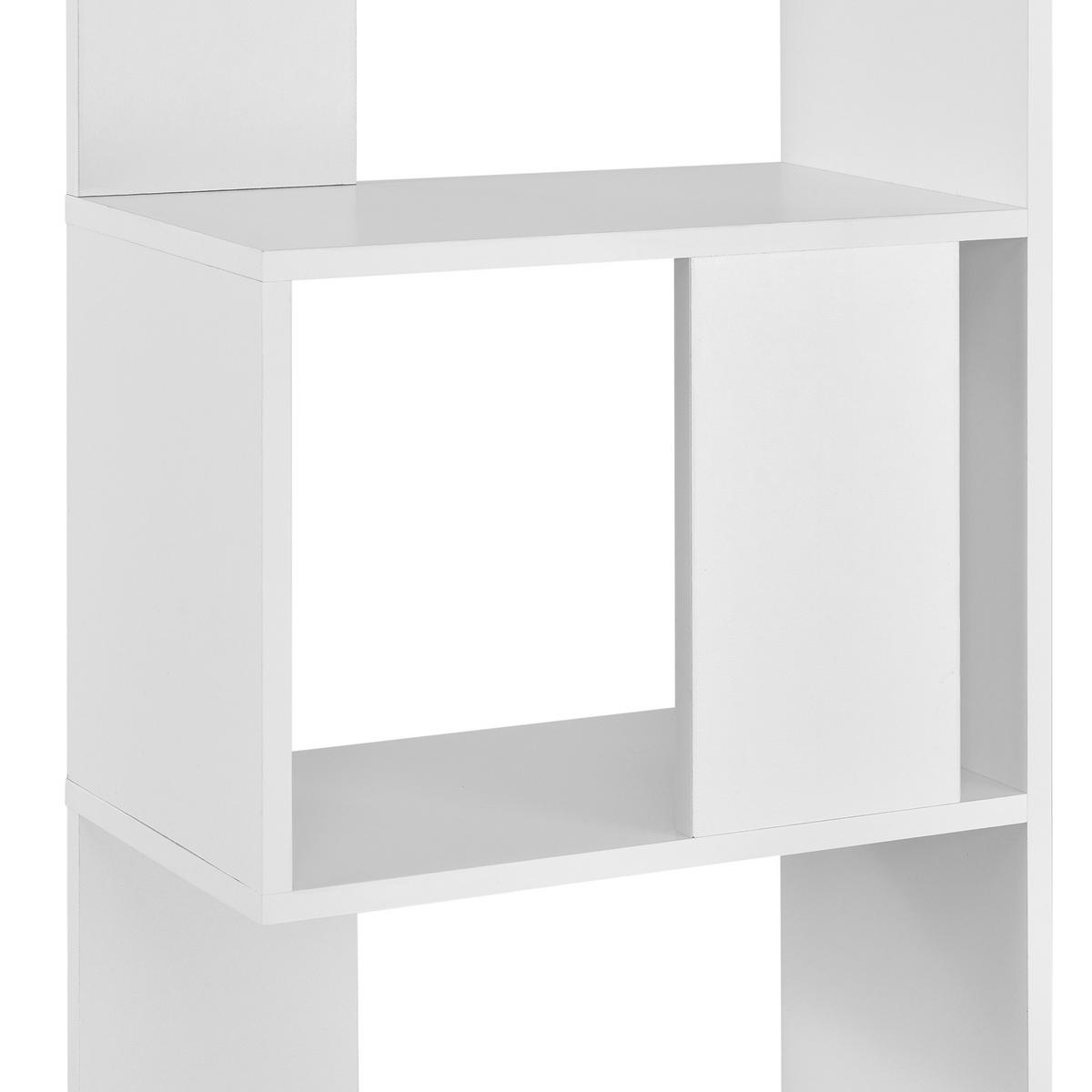 BÜCHERREGAL Aneby - Weiß, Holzwerkstoff (45/159/23.5cm) - [en.casa]