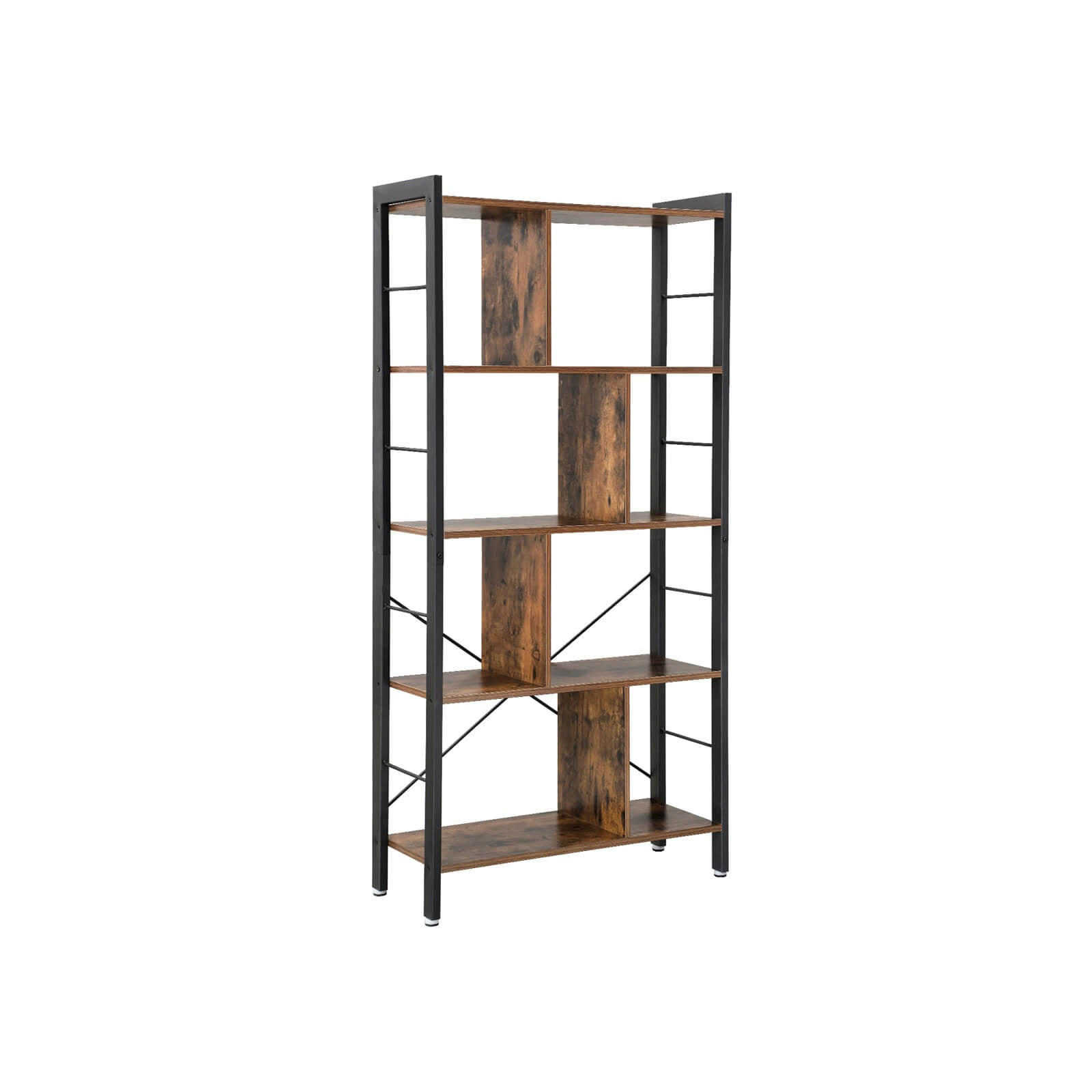 Hansiro Bücherregal Braun 30x155x74 cm