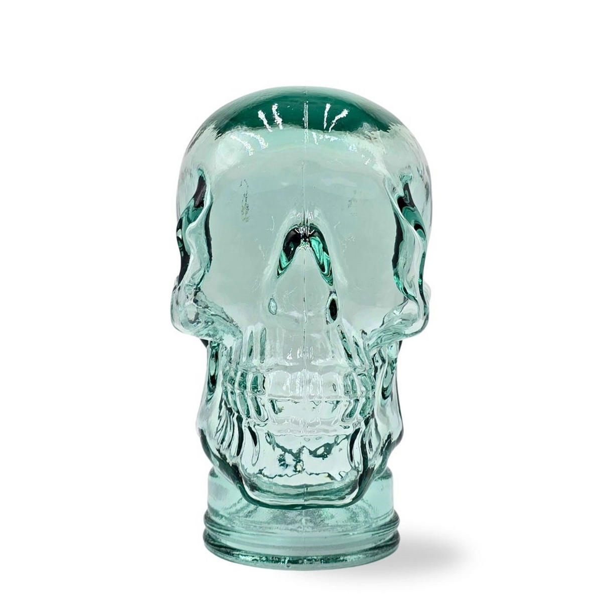 KOPFHÖRERSTÄNDER TOTENKOPF Glas T01 klar - Transparent, Glas (19/26/19cm) - DESIGN DELIGHTS
