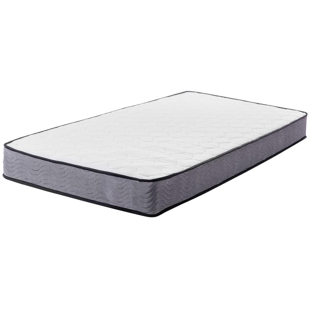 TASCHENFEDERKERNMATRATZE mittelfest 80/200/20 cm Bliss - Weiß, Textil (80/200cm) - Beliani