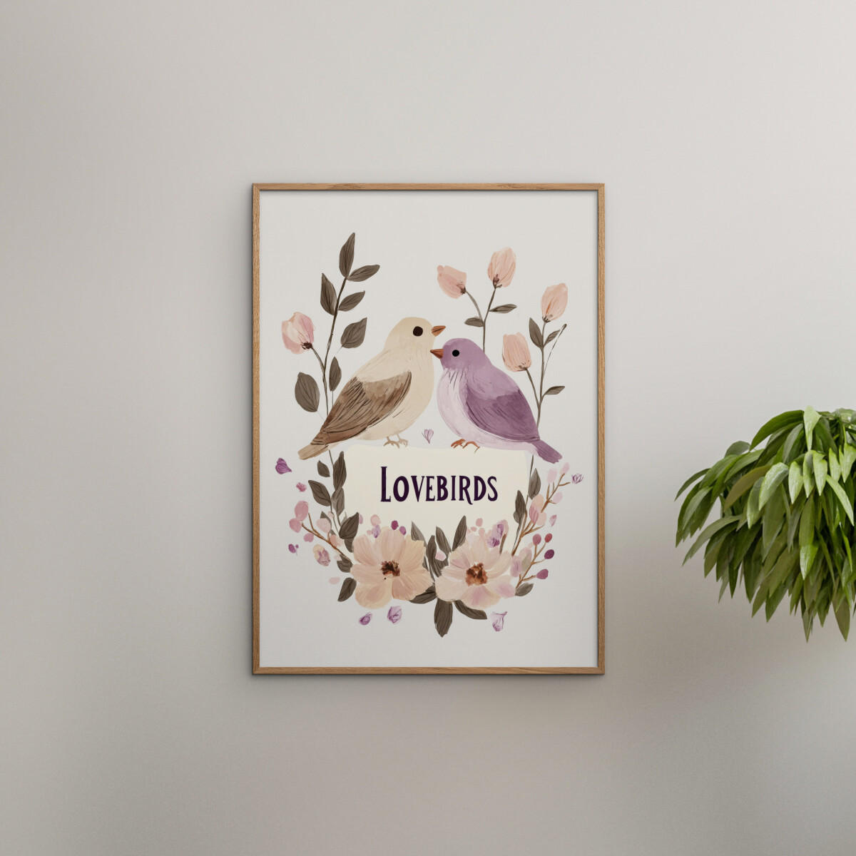 POSTER Treechild - Lovebirds - Multicolor, Papier (30/40/0.1cm) - Poster&Frame