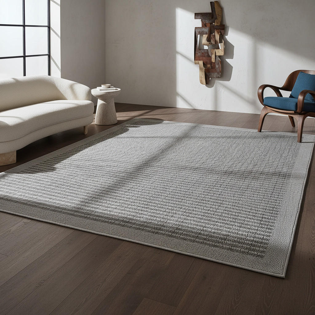 Thumbnail - Kadima Design Teppich, Grau, Textil, Uni, Rechteckig, 240x340 cm, pflegeleicht, Teppiche & Böden, Teppiche, Outdoorteppi...