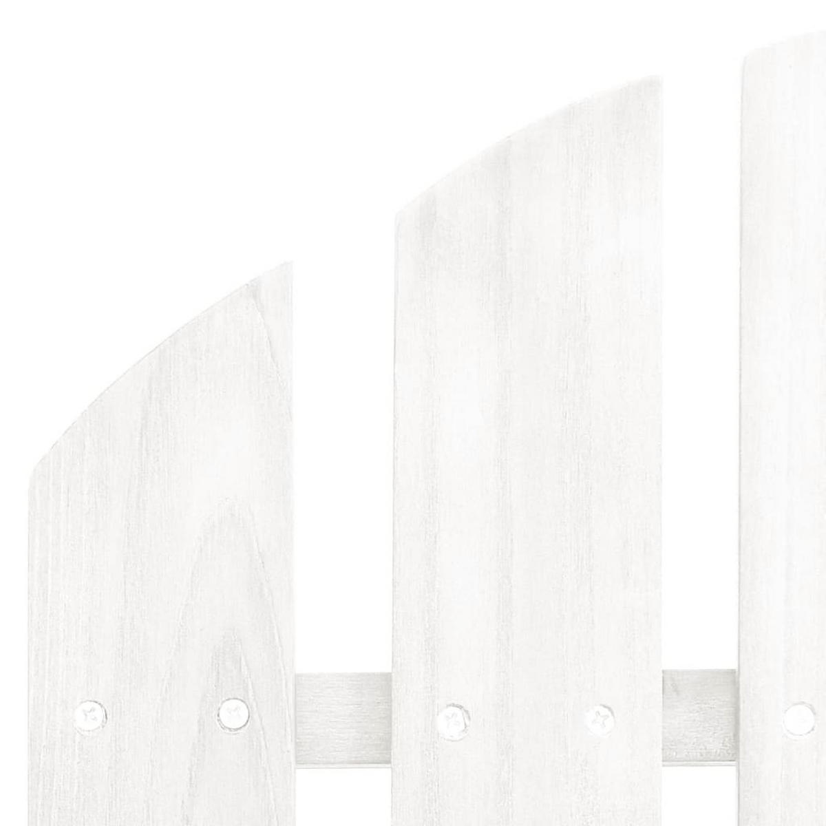 GARTEN-SCHAUKELSTUHL Holz Weiss - Weiß, Holz (91.5/92/70cm) - vidaXL