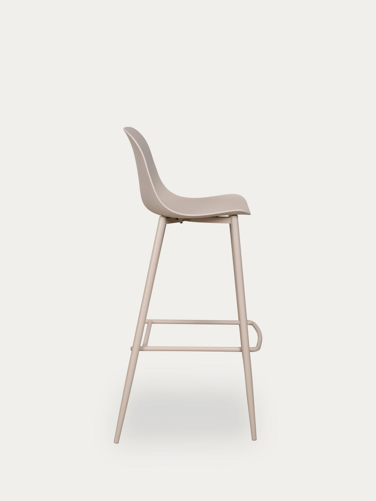 BARHOCKER Lein Beige 49.5 cm x 101.5 cm - Beige, Kunststoff (49/101/48cm) - Kenay Home