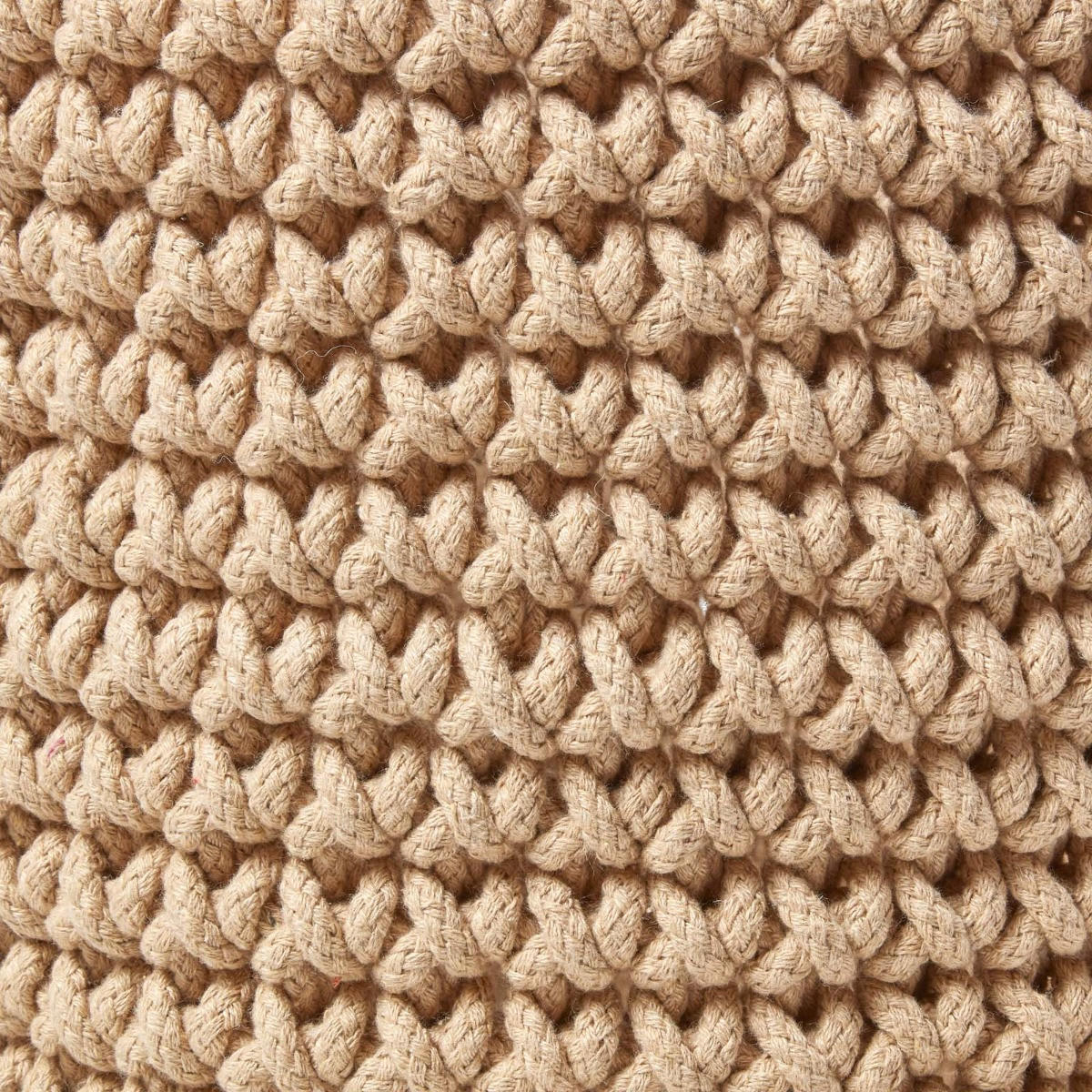 AUFBEWAHRUNGSKORB Baumwolle 42/37 cm - Beige, Textil (42/42/37cm) - Homescapes