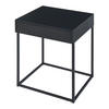 BEISTELLTISCH Rautjärvi - Schwarz, Metall (41/43/50cm) - [en.casa]