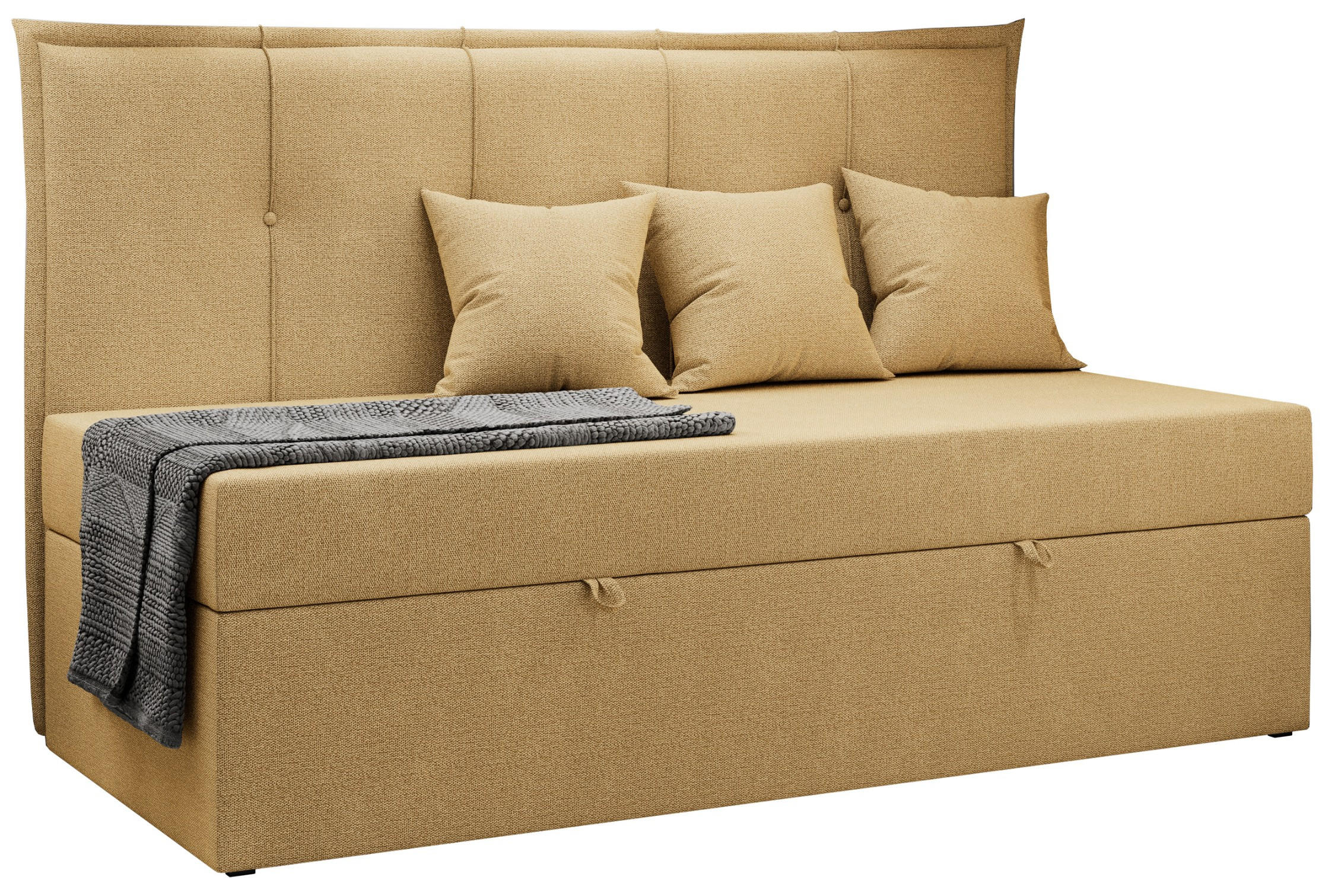 MKS Boxbett Gelb 90x200 cm