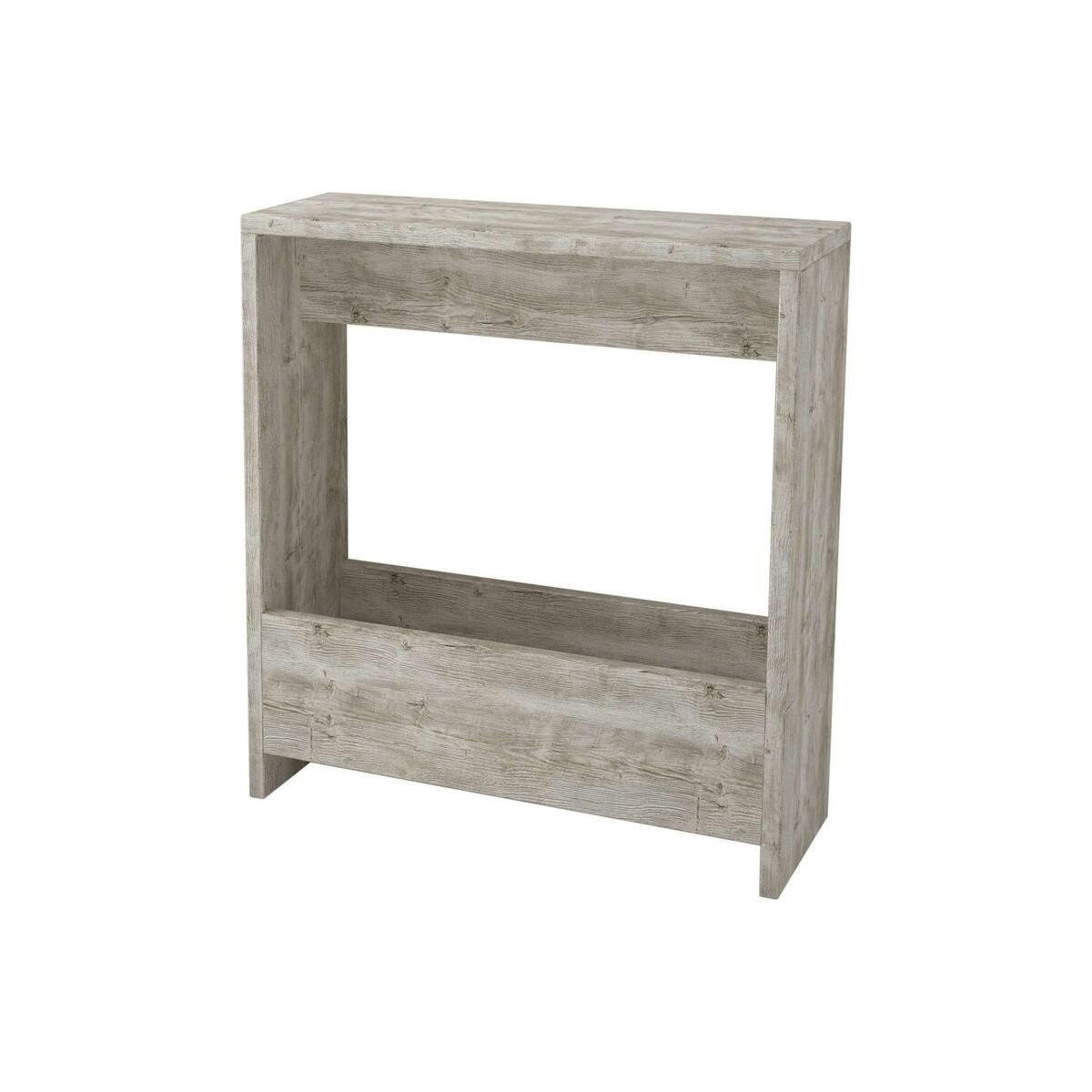 BEISTELLTISCH mit Stauraum 55/20/60 cm - Weiß, Holzwerkstoff (55/20/60cm) - Calicosy