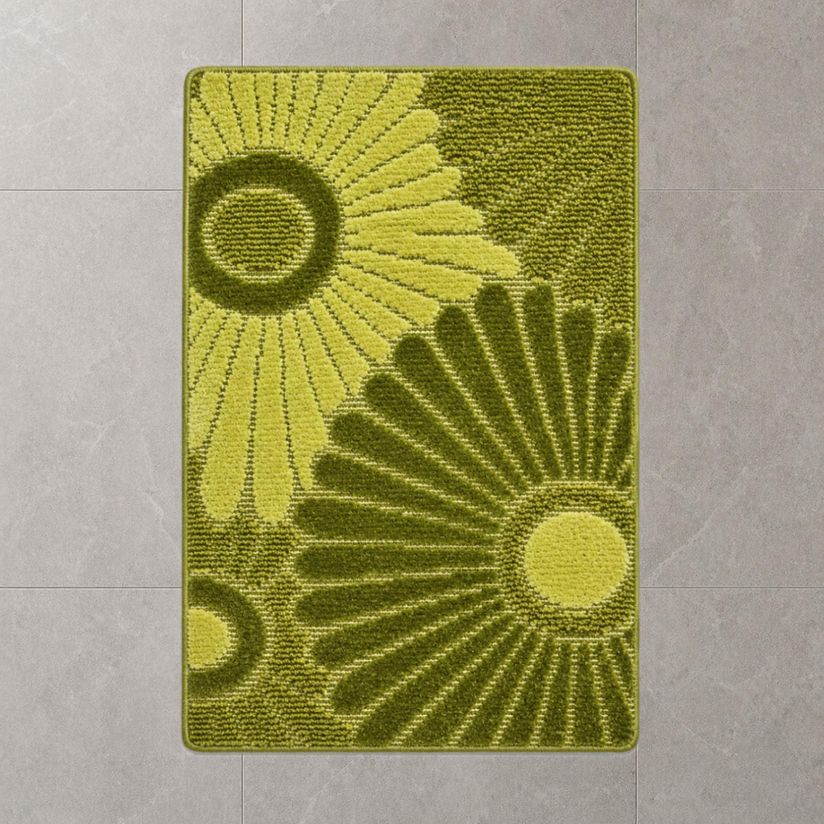 BADEMATTE 80/150cm GRUN - Grün, Textil (80/150cm) - ROLFNERS