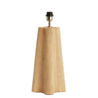 LAMPENFUSS Navelli Braun 15/15/40 cm - Braun, Holz (15/15/40cm) - Light & Living