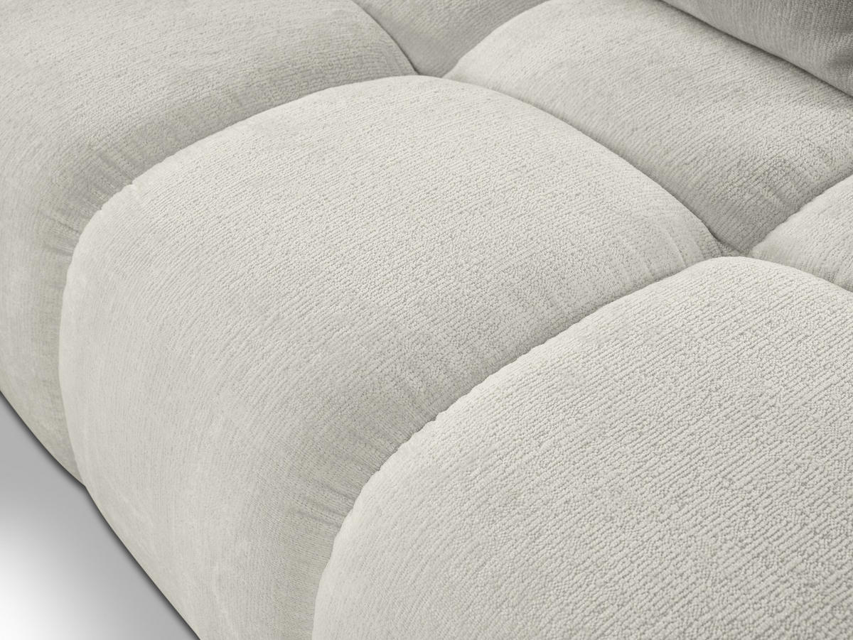ECKSOFA L Form Hosio Beige 286/177/88 cm Links mit Schlaffunktion - Hellbraun/Schwarz, Kunststoff/Textil (177/286cm) - AX Living