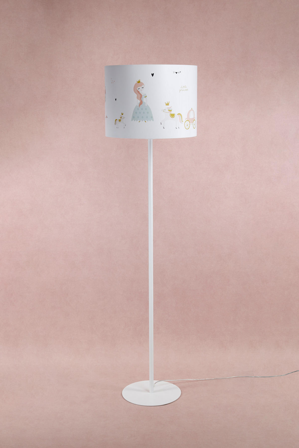 STEHLAMPE Bunt 40/30 cm - Multicolor/Weiß, Kunststoff (30/3.8/30cm) - ONZENO