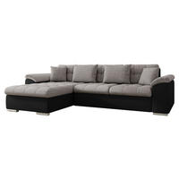 ECKSOFA Diana, Seite: Links - Grau, Holz/Textil (280/160cm) - MIRJAN24