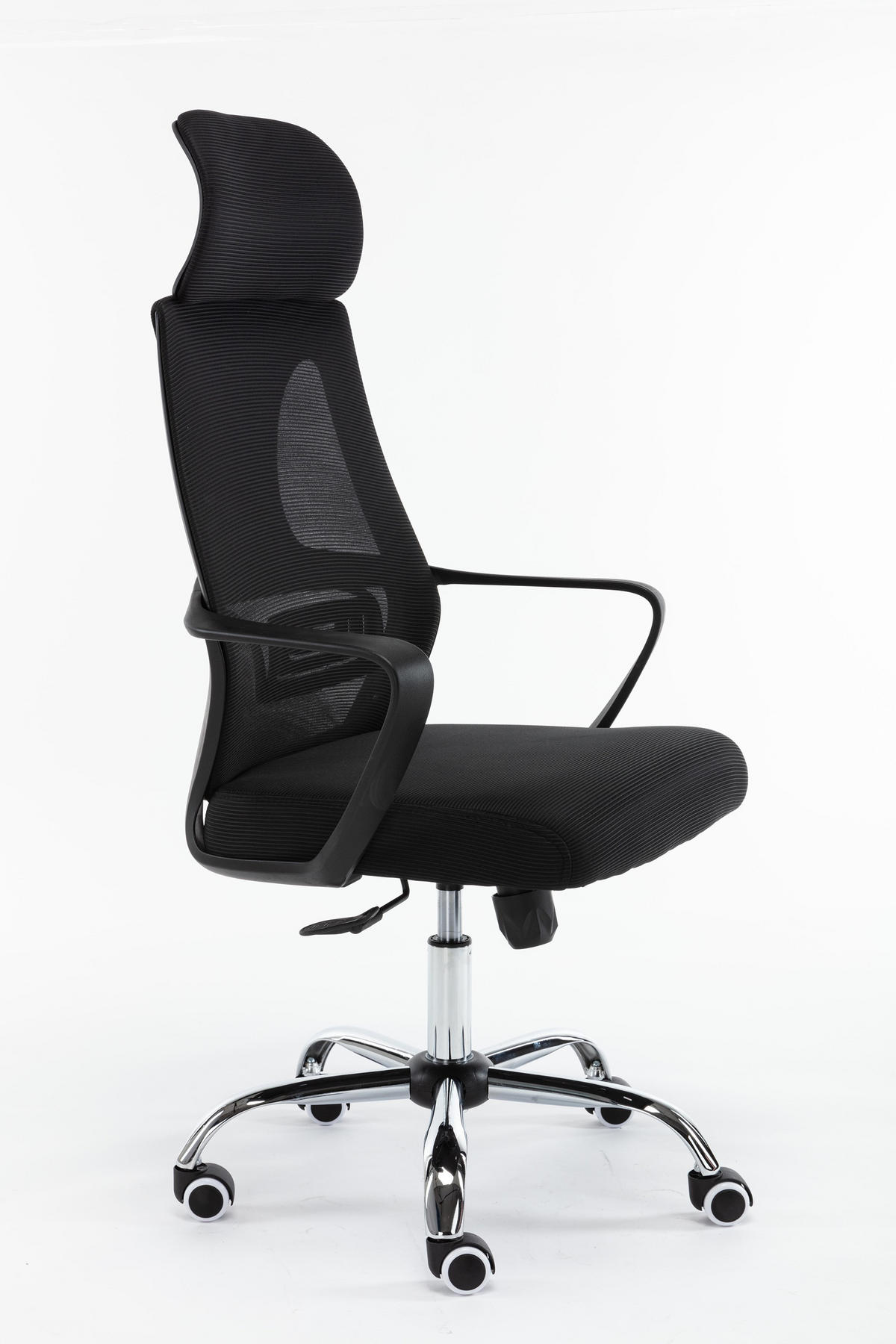 DREHSESSEL NIGEL - SCHWARZ - Schwarz, Holzwerkstoff (68/127/52cm) - CDF
