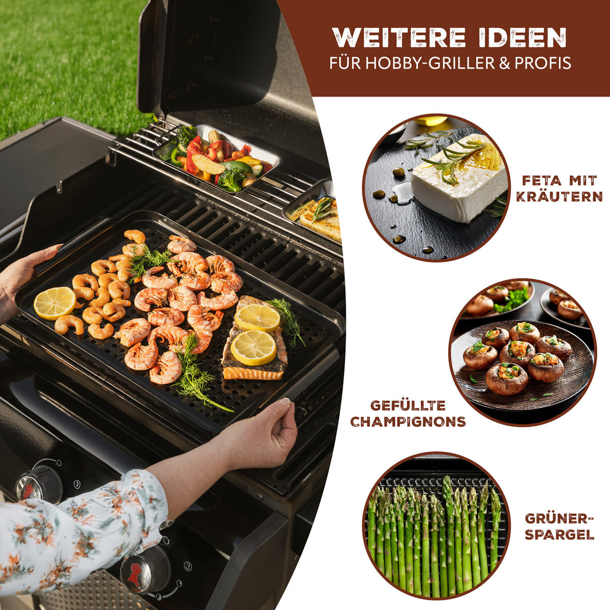 GRILLPLATTE 2er-Set, schwarz - Schwarz, Metall (29.5/3/25.5cm) - bremermann