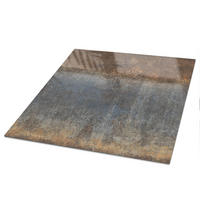 TISCHPLATTE 50x50 cm – Erde und Himmel - Grau, Glas (50/50/0.4cm) - Wallfluent