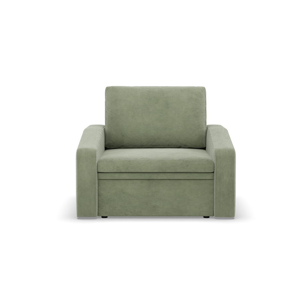 LOUNGESESSEL ORBIT, 80 CM, Cord - Grün - Grün, Textil (108/80/87cm)
