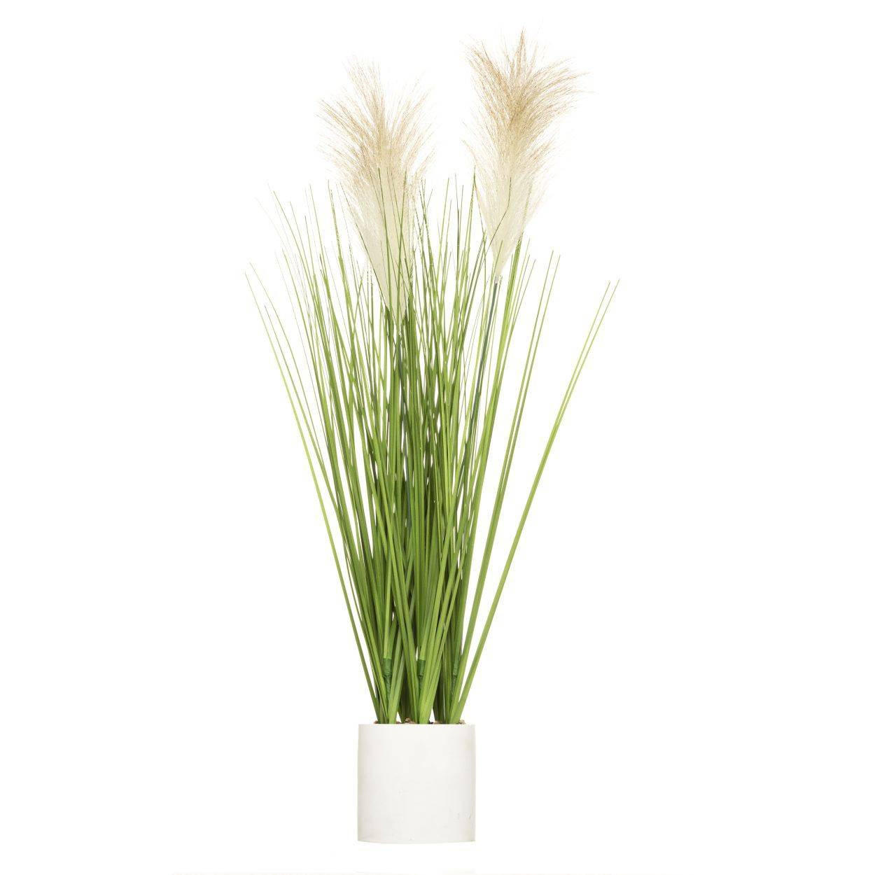 Atmosphera Createur d´interieur Deko-Kunstgras Weiß 68 cm