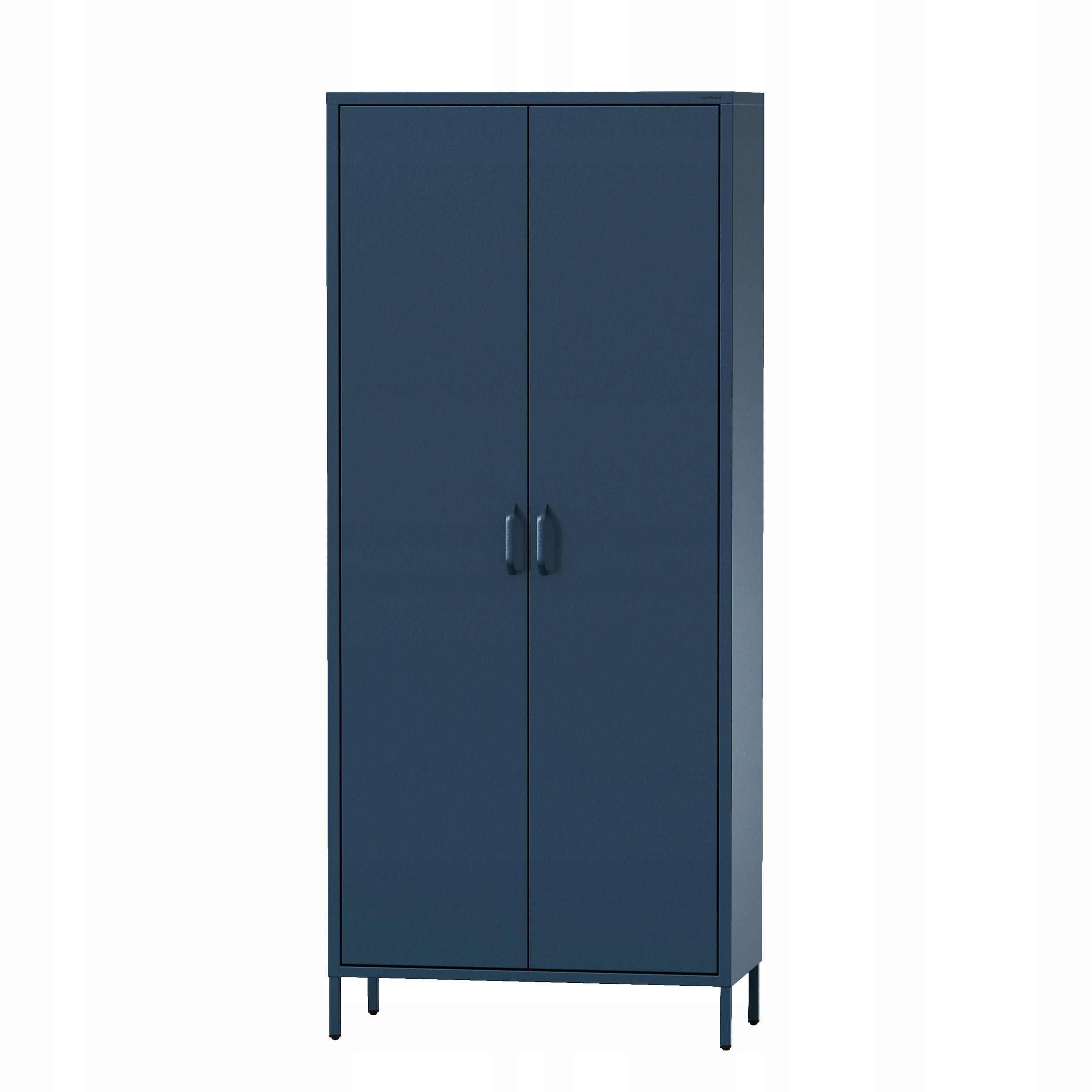 Jan Nowak Kleiderschrank Blau 80x185x45 cm