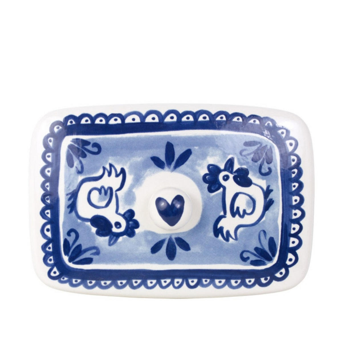 BUTTERDOSE Delfts Blond in Blau - Multicolor, Keramik (0.1/0.1/0.1cm) - Blond Amsterdam