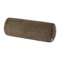 NACKENROLLENHÜLLE HYggelig No.2 Block Cord-Samt umbra-braun 40/15 cm - Braun, Textil (15/40cm) - beties Heimtextil