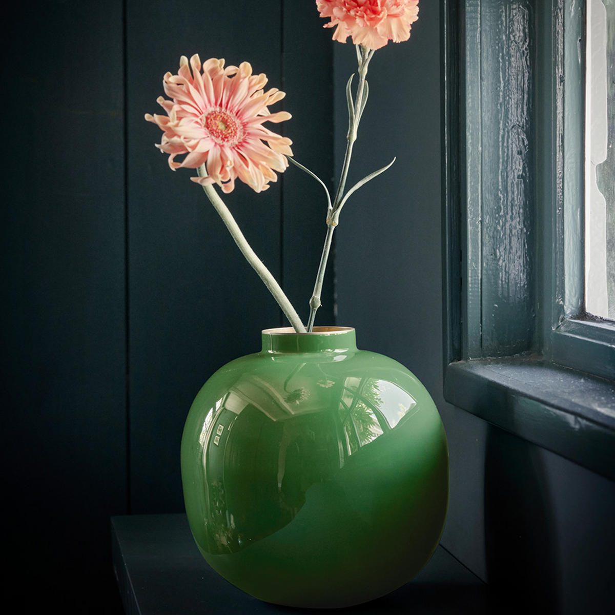 VASE Metal grün 23 cm - Jadegrün, Metall (23cm) - Pip Studio