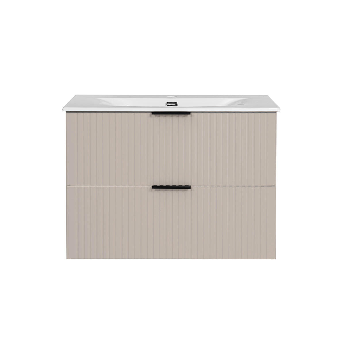 WASCHTISCH 80.2cm Adriel Beige - Beige, Holzwerkstoff (80.2/57/46cm) - Petits-meubles